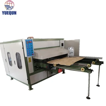 Automatic Veneer Edge Grinder and Scarf Jointing Machine with Gear and Bearing Includes Automatic Stacker Device