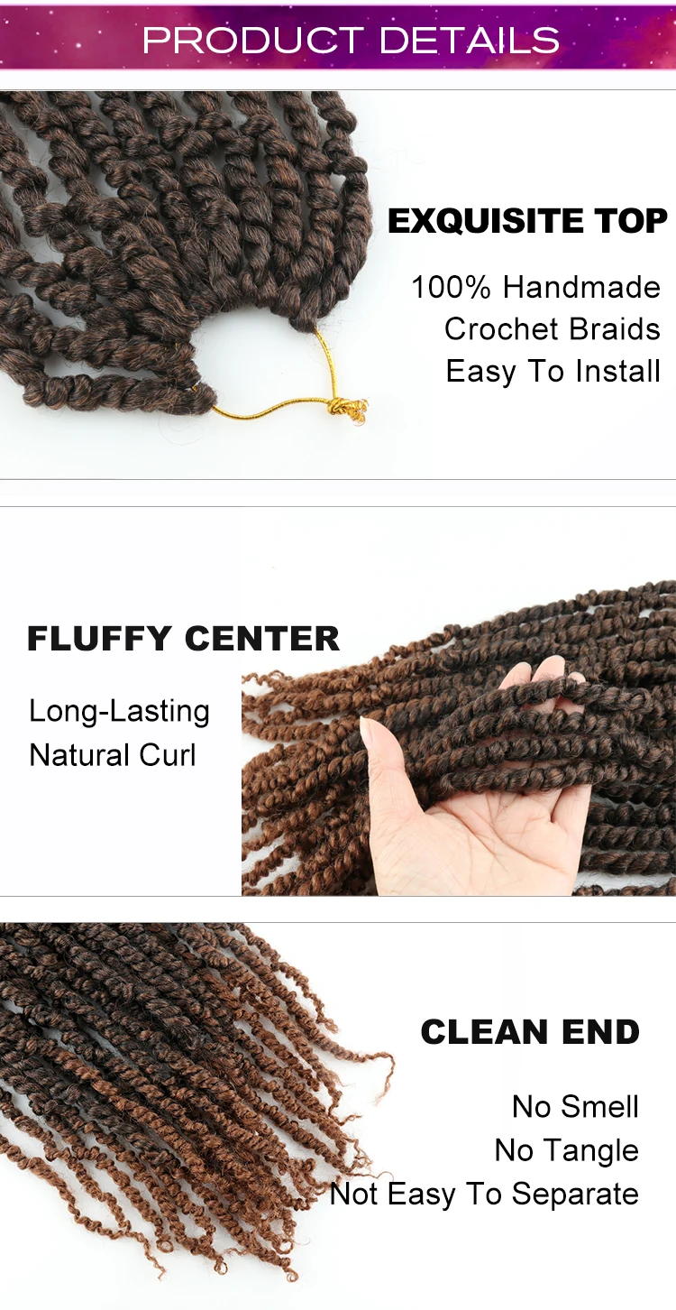 Synthetic Crochet Braiding 22 Inch 14 Inch 18 1b 24 Inch 27/613 ...