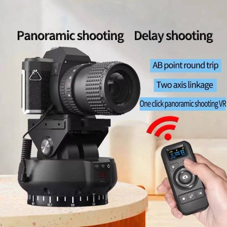 Jingying Auto Pan Tilt Remote Control Rotating Video Motorized Head  Intelligent Camera Gimbal Stabilizer for DSLR Camera Phone