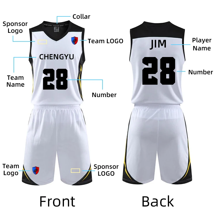 Latest Design High Quality Custom Quick Dry Basketball Uniform Basketball Sweat Suit Clothes Polyest