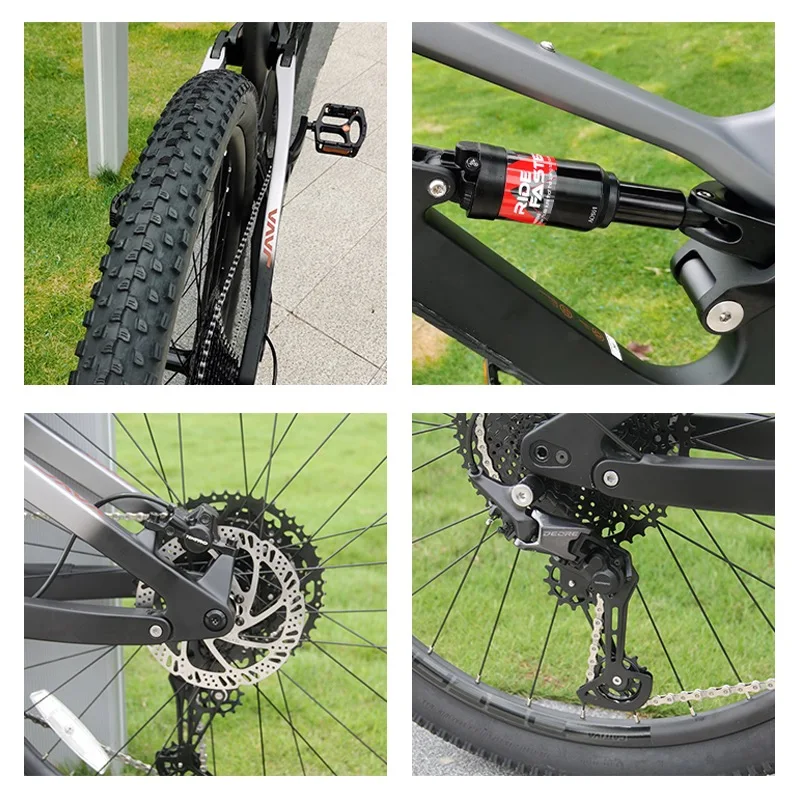 Java Saltafossi Carbon Fiber Soft-Tail MTB 27.5 Inch Full Suspension ...