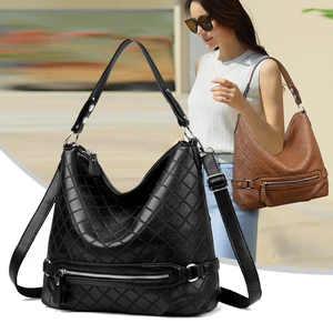 Wholesale Fashionable Female Leather Shoulder Bag Set Large Capacity Handbags for Women Tote Bag