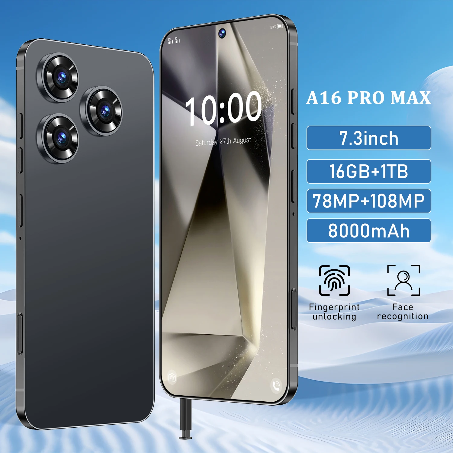2025 GT30 Pro 16G 1TB 10 Core Smartphone - 5G Gaming Powerhouse