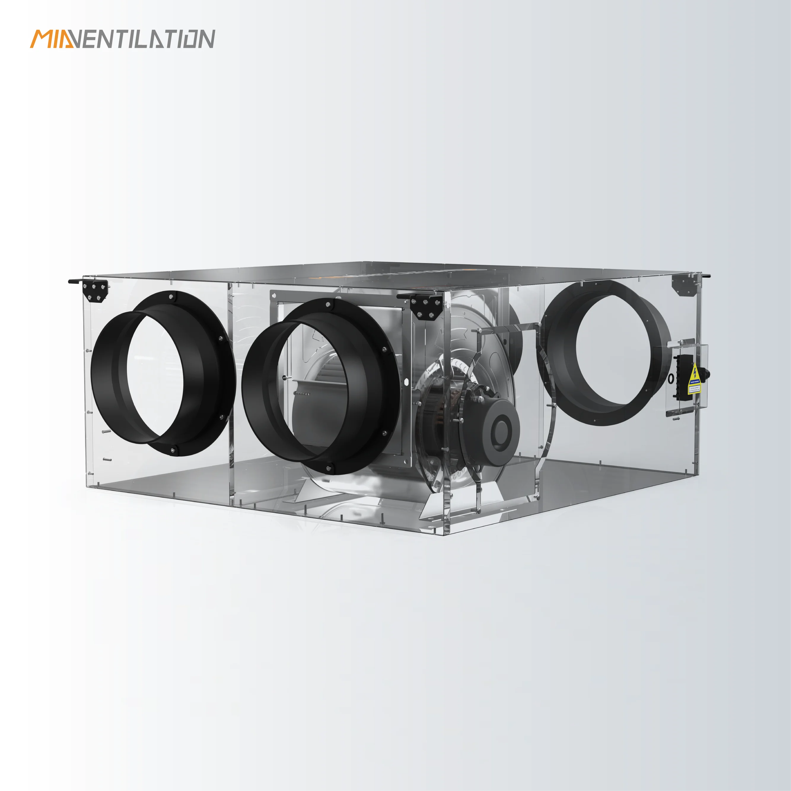 Mechanical Double Flow Ventilation System for Project