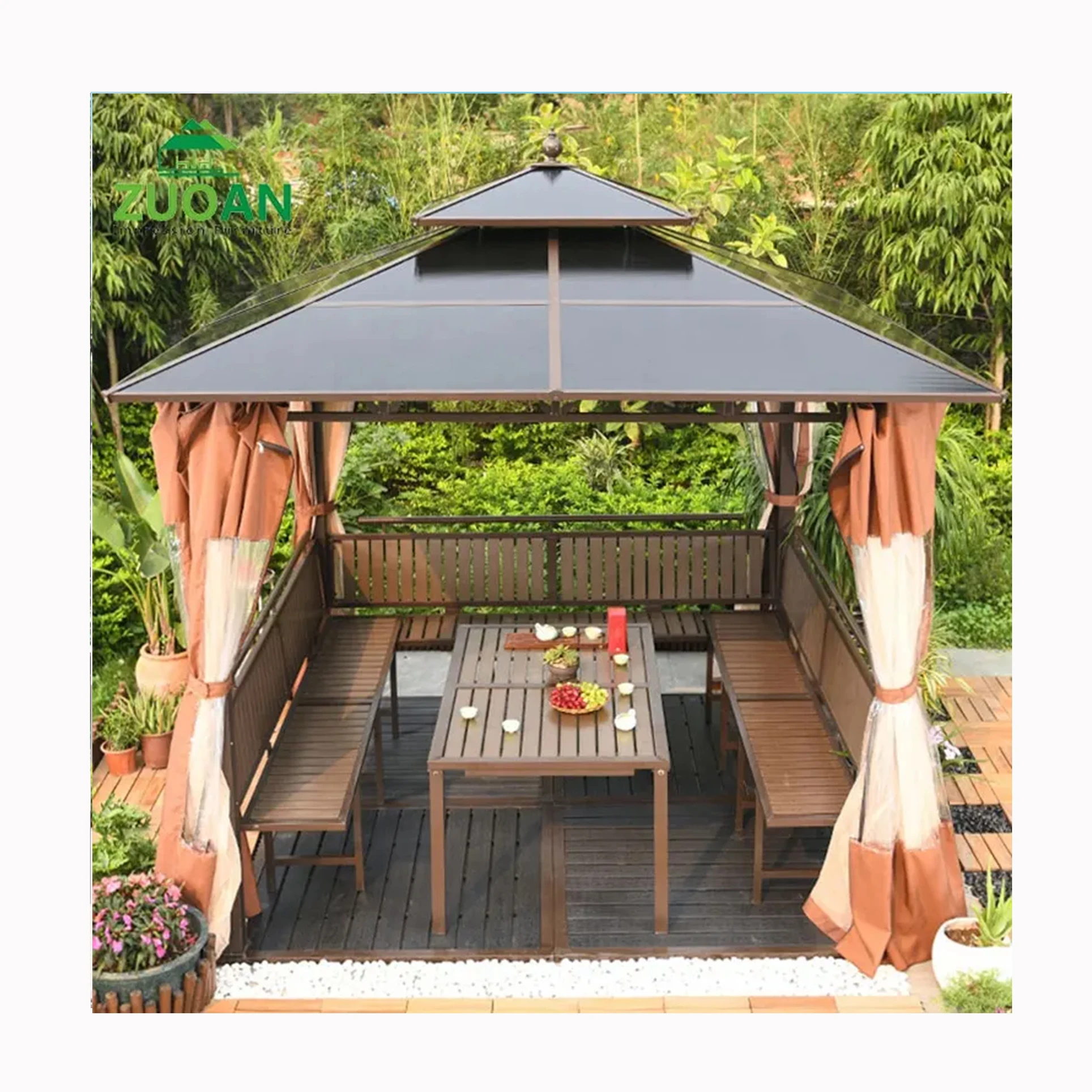 Outdoor Furniture Durable Gazebo with Mosquito Netting