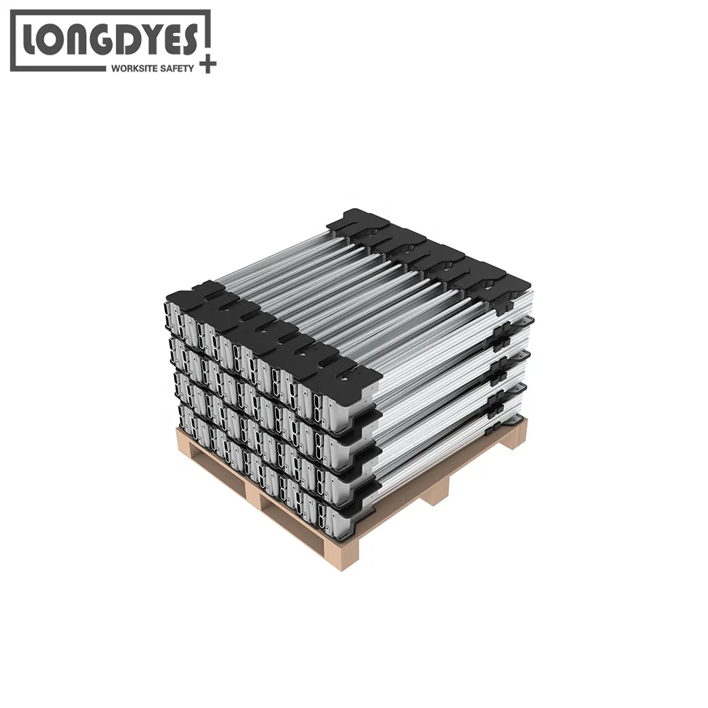 Free Standing Guardrail System for Use on Flat Surfaces