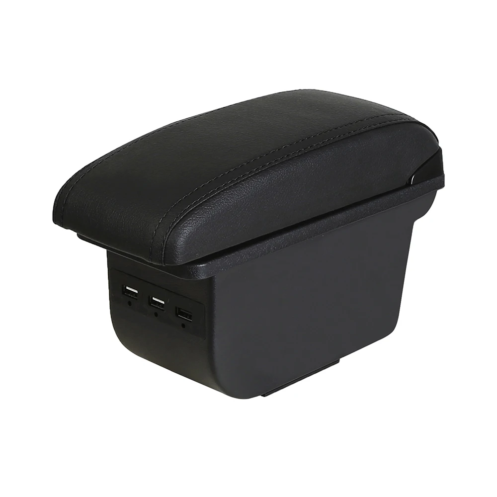 product tiypeor universal pu leather abs car armrest box console container cup holder accessories-4