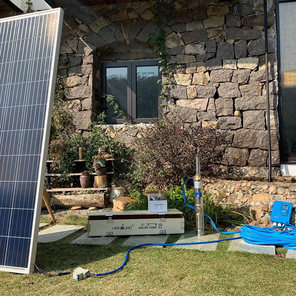 1hp бесщеточный Солнечный винтовой водяной насос для