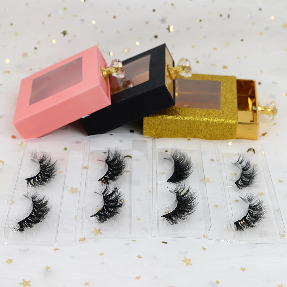 Natural Eyelashes Wholesale 5d Fluffy Full Strip Faux Mink Eyelashes