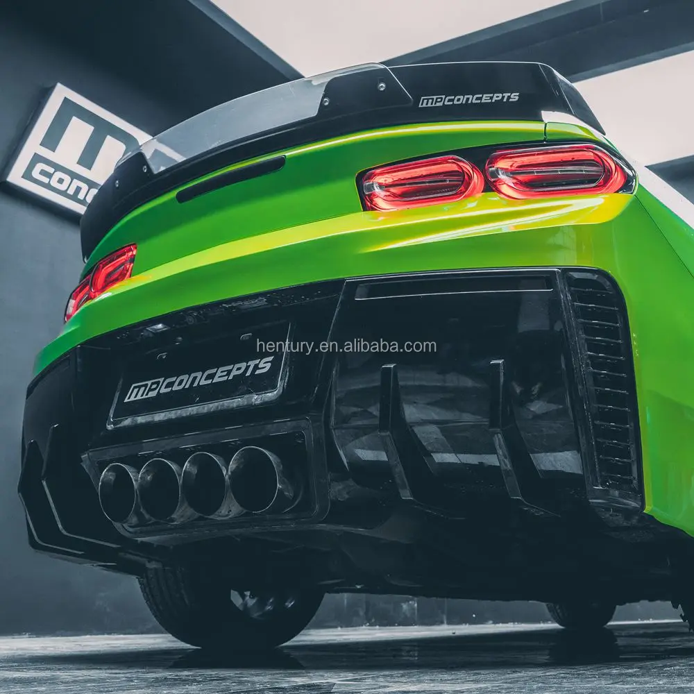 MP CONCEPTS CORVETTE STYLE REAR BUMPER/BODY KIT WITH EXHAUST FOR 2016-2023  CAMARO, View hot!!! new design CORVETTE STYLE REAR BUMPER FOR CAMARO 2016  2017 2018 2019 2020 2021 2022 2023, MP Concepts