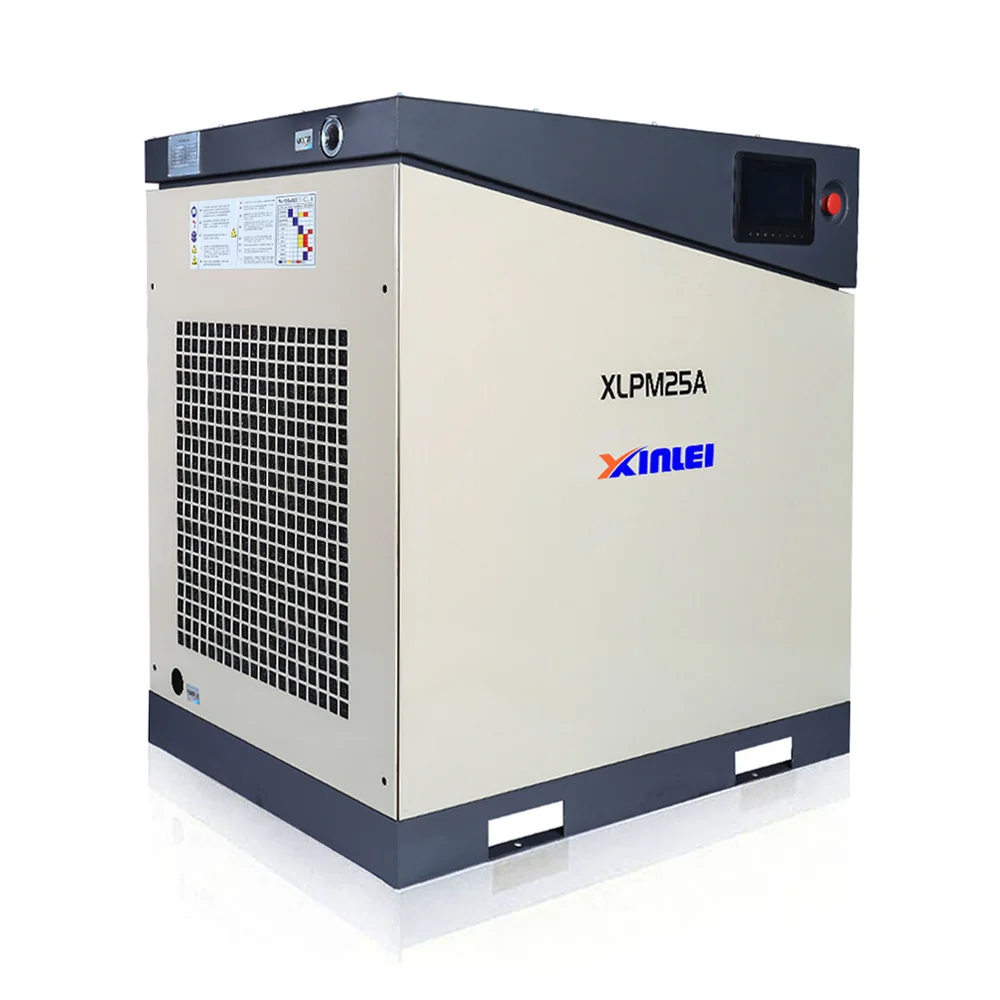 XLPM10A 10HP Screw Air Compressor - 7.5KW Direct Drive, Lubricated