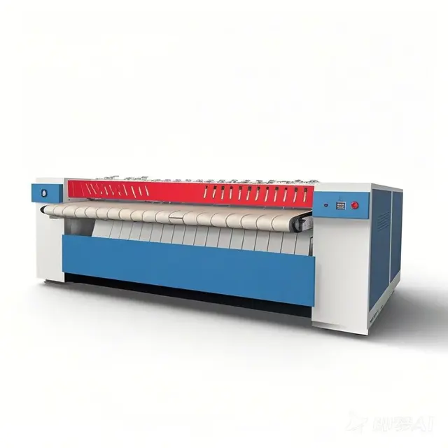 Okaiyou Industrial Heavy Duty Flatwork Steam Iron New Condition Bed Sheets Ironing Machine Textile Material