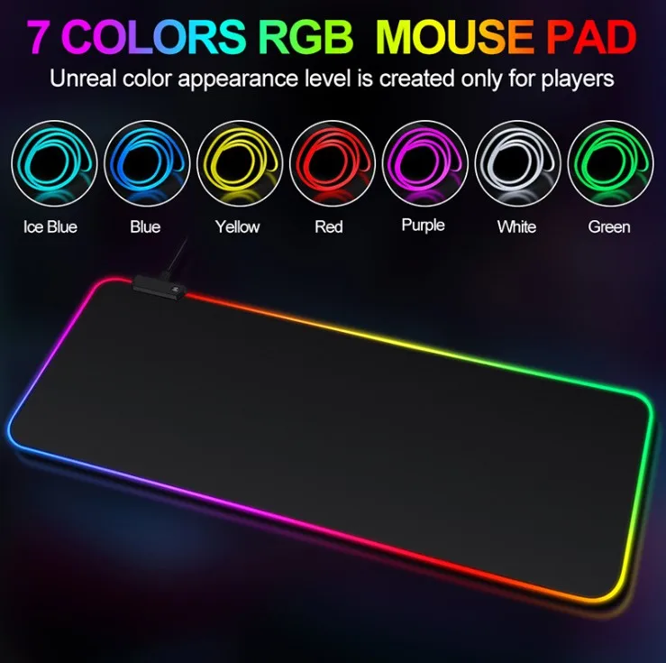 PrisTeam Gaming Wireless Charging Mouse Pad - Non-slip Rubber Gaming