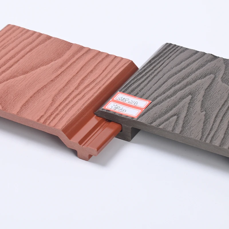 Outdoor Wpc Composite Exterior Wall Cladding for Corridor Exterior Outdoor Panel Decorative