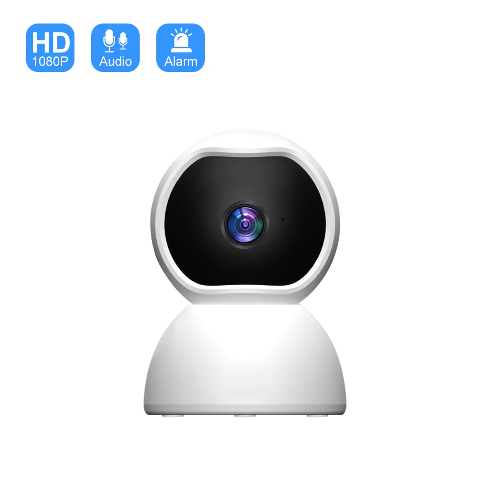 V380 MAX Mini Home 3MP Security Camera 360 Degree PTZ Indoor 1080P Resolution Wifi Connectivity Phone Control Alarm Lens SD Card