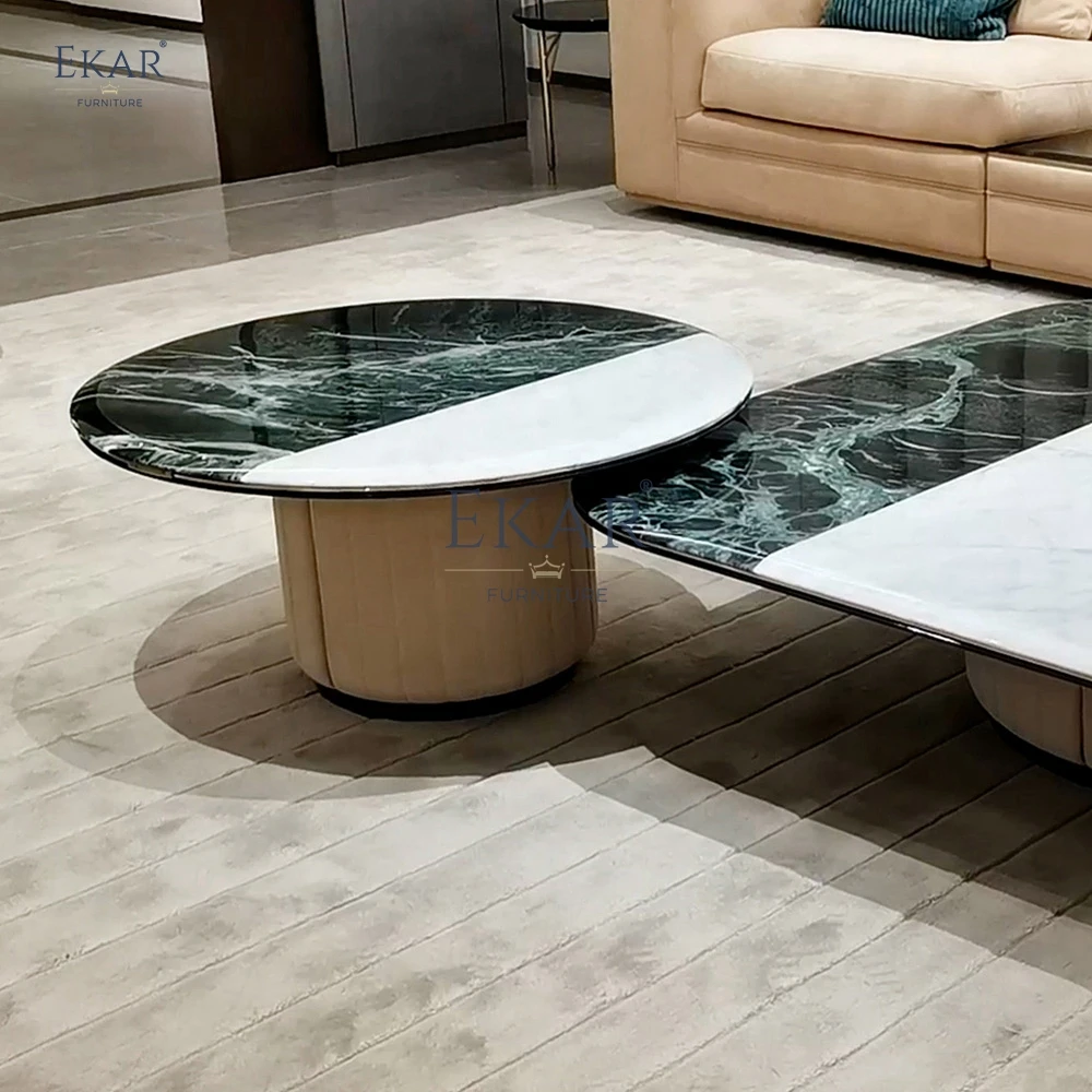 product new modern design style marble living room combination coffee table living room table-60