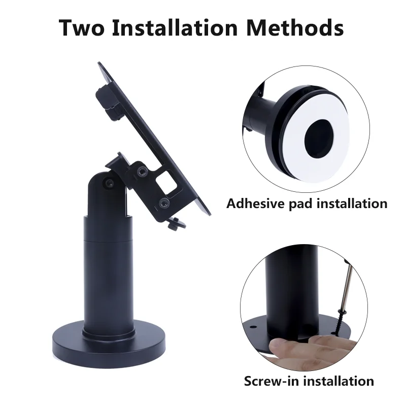 OEM POS Terminal Stand Anti-theft Adjustable POS Swivel Credit Card Display Stand for A920 Pro POS System