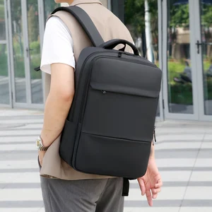 For OMASKA 17.3 Inch Nylon Laptop Backpack Wholesale Mochila with USB Charging Polyester Lining Waterproof and Zipper Closure