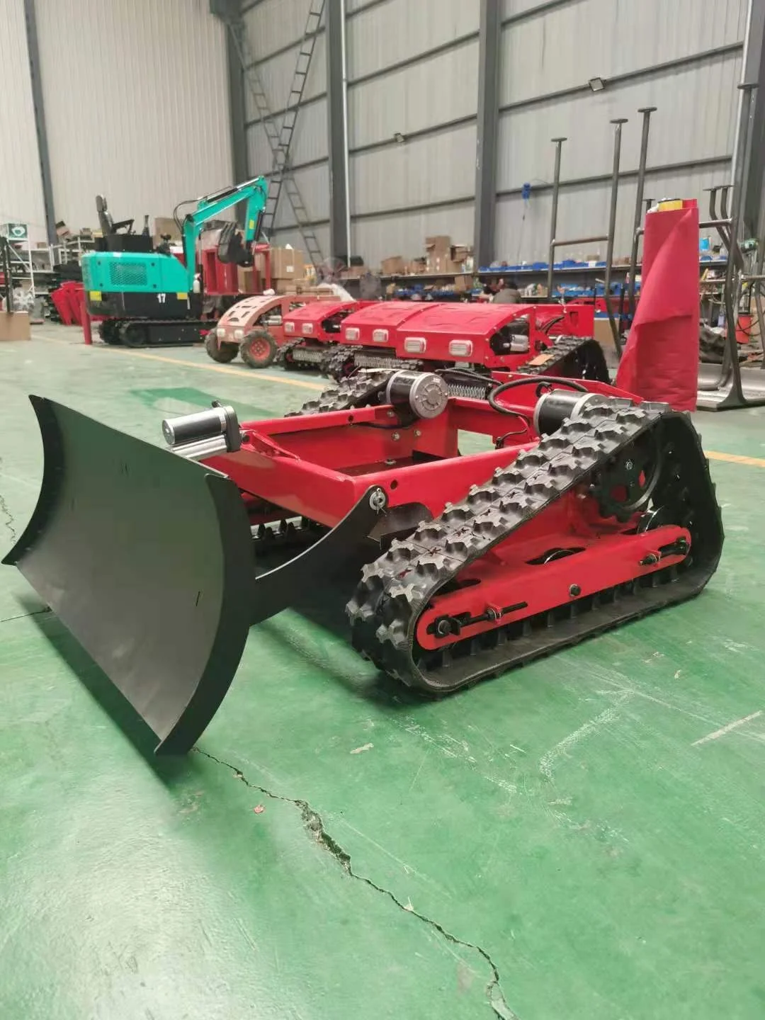 Self-Propelled Robotic Lawn Mower Tractor with Snow Plow ODM
