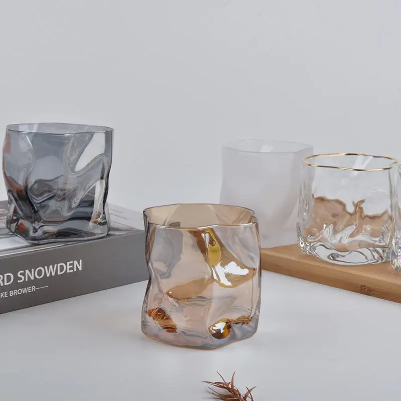 Wholesale Customized Luxury Frosted Empty Glass Candle Jars For Candle