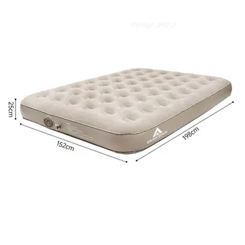 Camp out bed air pressure mattress with pump home furniture double bed air mattress airbed air bed