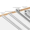 Magnetic track rail