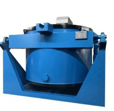 Natural Gas Fired Aluminum Melting Furnace Crucible Melting Furnace With Tilting System