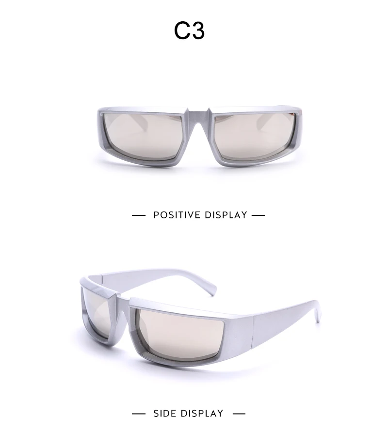 2022 New Y2k Sports Sunglasses Women Brand Designer Punk Sun Glasses