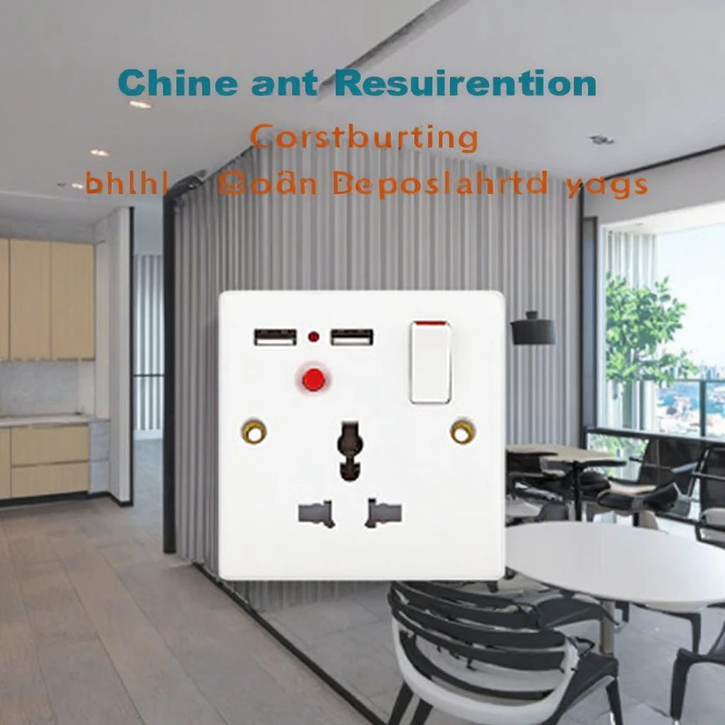 VNX Modern Design White Color Electrical 2 Pole Usb With Multi 15A/16A Universal Light Wall Socket Switches and Socket