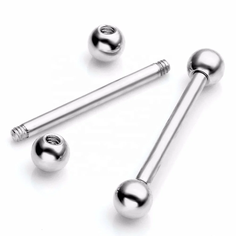 G23 Titanium Externally Threaded Tongue Barbell Tongue Piercing Piercing  Vibrating Tongue Rings - Buy Piercing Vibrating Tongue Rings, plain Ball  Tongue Jewelry, tongue Piercing Product on ...