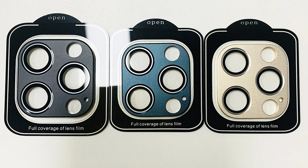 Mobile Phone Camera Lens Silk Screen Printing Tempered Glass for iphone 13 Camera Screen Protector