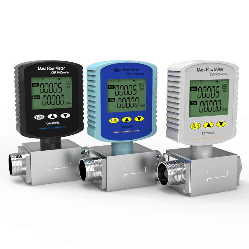 Tragbarer thermischer digitaler Luftmassenmesser 0 ~ 1000SLPM eigenständige Version für Gas Medium OEM Gasdurchflussmesser RS485-Batterie 5V – Detail 1