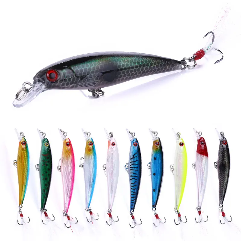 Fishing Wobbler Lure with Feather Treble Hooks Fishing Tackle - China  Fishing Wobbler Lure and Lure with Fether Treble Hook price