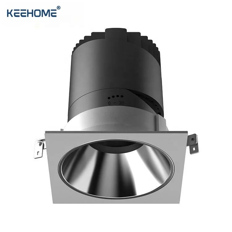 COB Ceiling Recessed Downlight Square Spot Light Commercial Led Downlight 30W 20W 12W 6W Adjustable LED Downlight