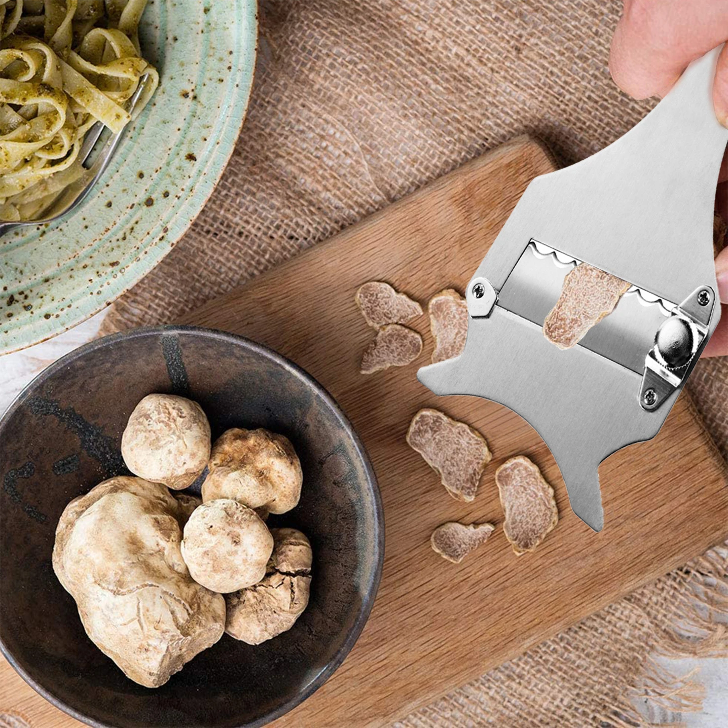 E-PIN Stainless Steel Mini Manual Truffle Slicer Chocolate Grater