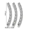 F-hole 2.5mm * 37mm-Silver color