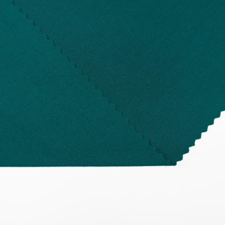 Wholesale Knit 100% Bamboo Material Fabric by Rolls, Pure Color Stretch Bamboo Jersey Fabric for T Shirts/ factory