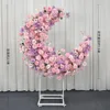 Support de roue universel - Rose poudré et motif floral lune violette