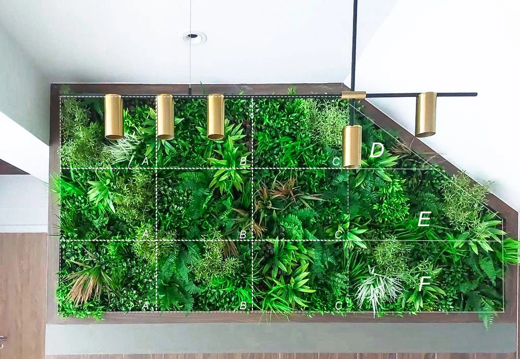 Mur Vegetal Artificiel Uvresistant And Flameretardant Uv Artificial