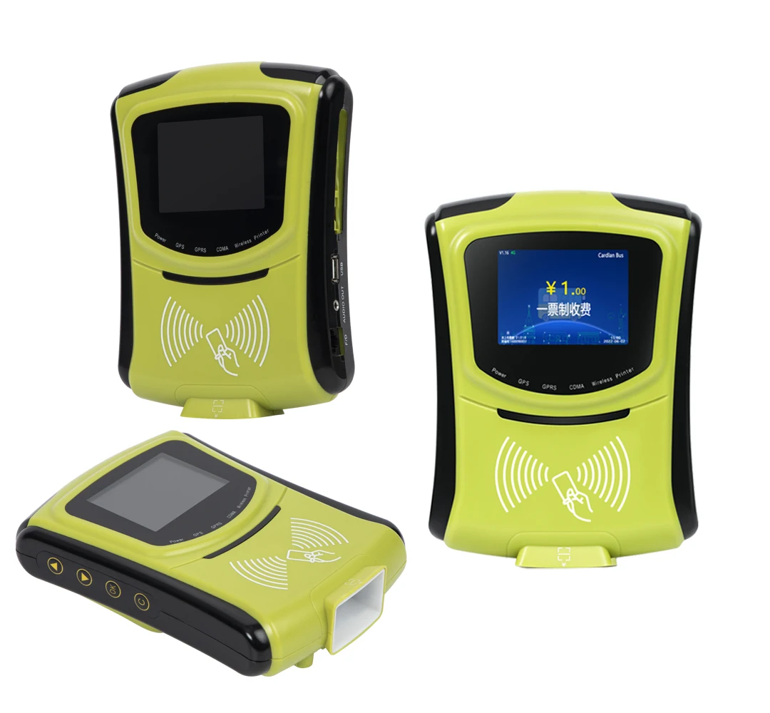 4G Bus POS Terminal Ticket Validator with NFC RFID Card Reader Access Control System