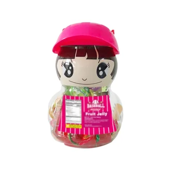 Fruit jelly Baseball Style Girl Toy Chinese candies confectionery halal mini candy sweets