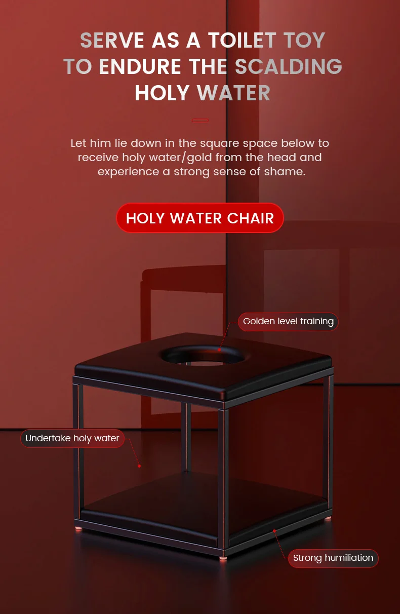Slazo Chair Bdsm Bondage Slave Chair - Sex Furniture with Accessories
