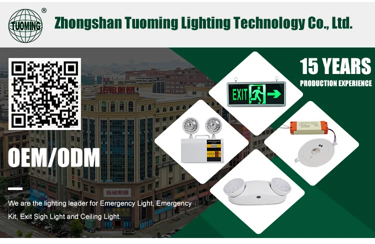 New Style COB Double Heads Emergency Light Wall Mounted Led Rechargeable Led Fire Emergency Light