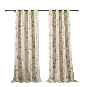 Top Selling 3D Custom Printing Luxury Designers Brand Blackout Window Curtain Custom Digital Printing Blackout Curtain