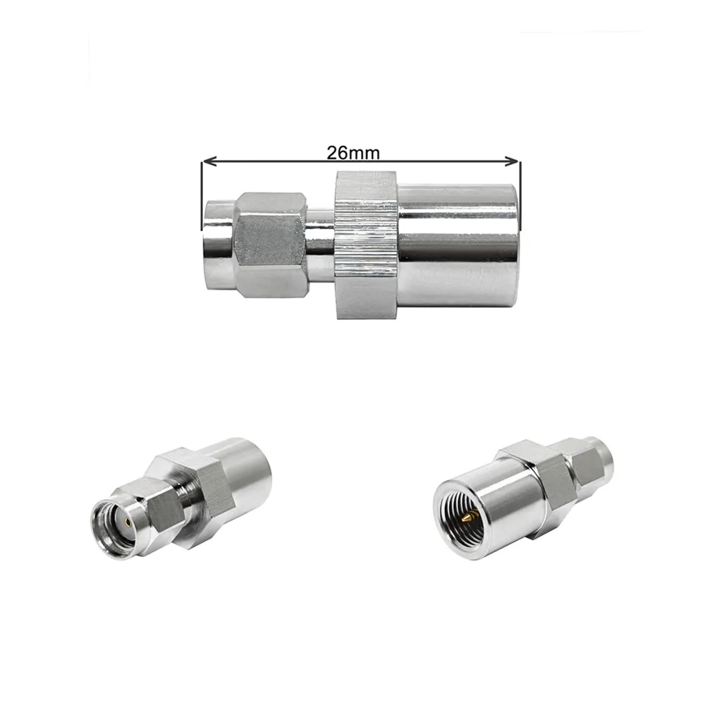 Factory Connectors RP SMA Male Plug to FME Male Plug Adaptor Converter Quality Assurance RF Coax Coaxial Adapter Connector
