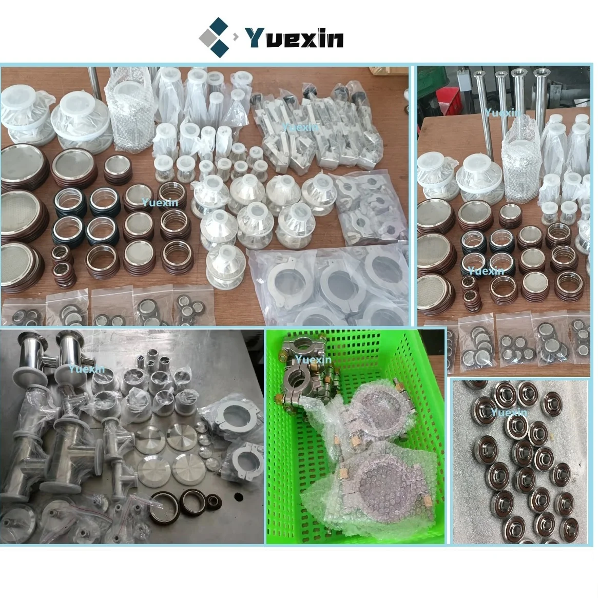 High Vacuum Pipe Fittings& Components Kf Cf Iso63 Flange Flexible Or Compressible Bellow