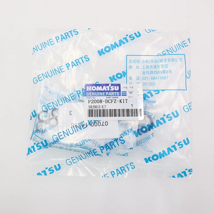 Komatsu Excavator Solenoid Valve 20y-60-41621 Seal Kit P2008-dcfz-kit ...