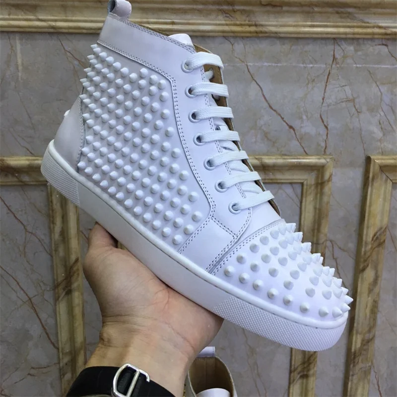 Wholesale Wholesale Genuine Leather Rhinestones Brand Red Bottom Men Shoes  Famous Brands for Women Luxury Designer Sneakers From m.