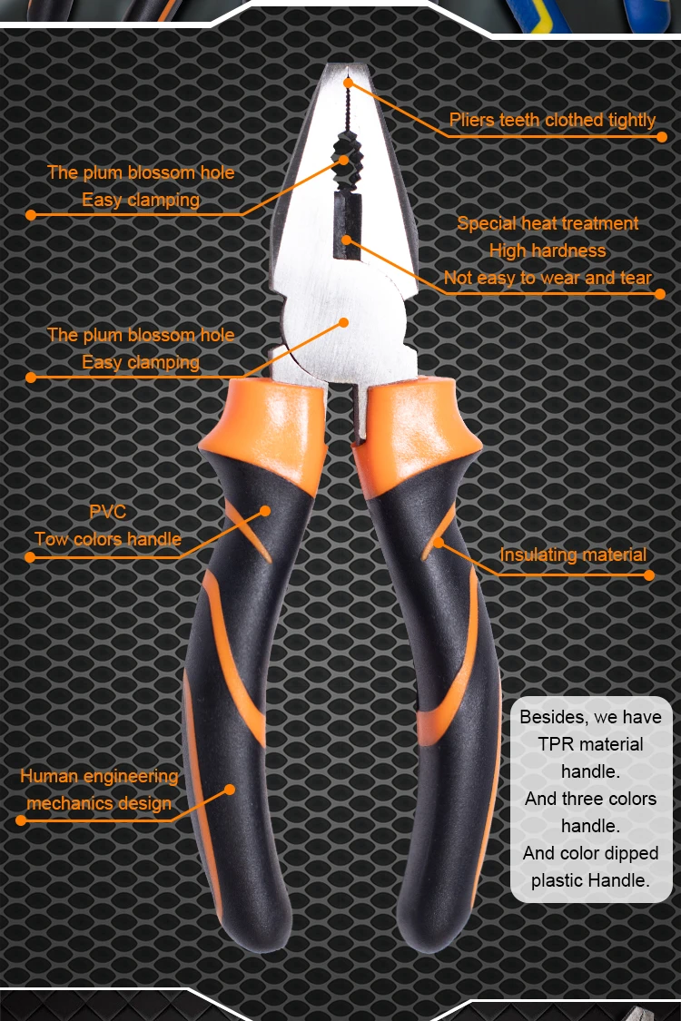 Multifunctional Hand Tools Cutting Pliers Set Combination & Long Nose & Diagonal Pliers Buy