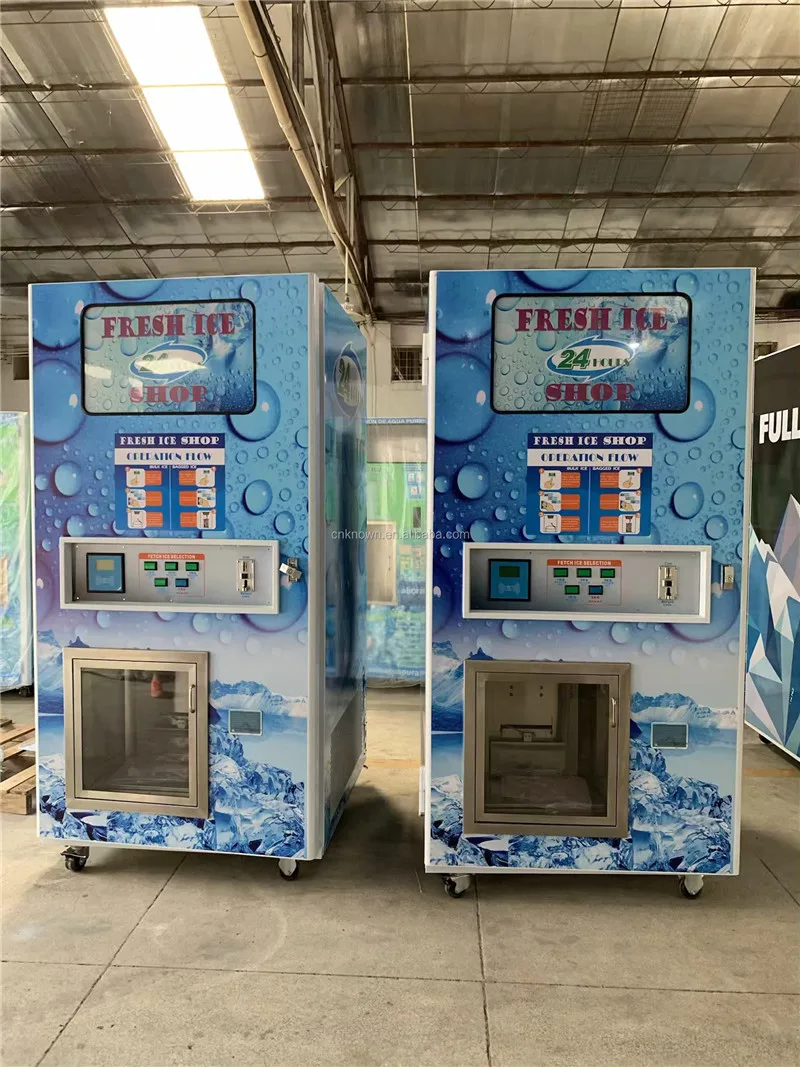 Oem 280kg/day Customized Bag Bulk Pure Ice Water Vending Machine ...